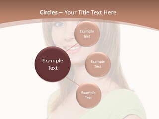 Hair White Background Vertical PowerPoint Template