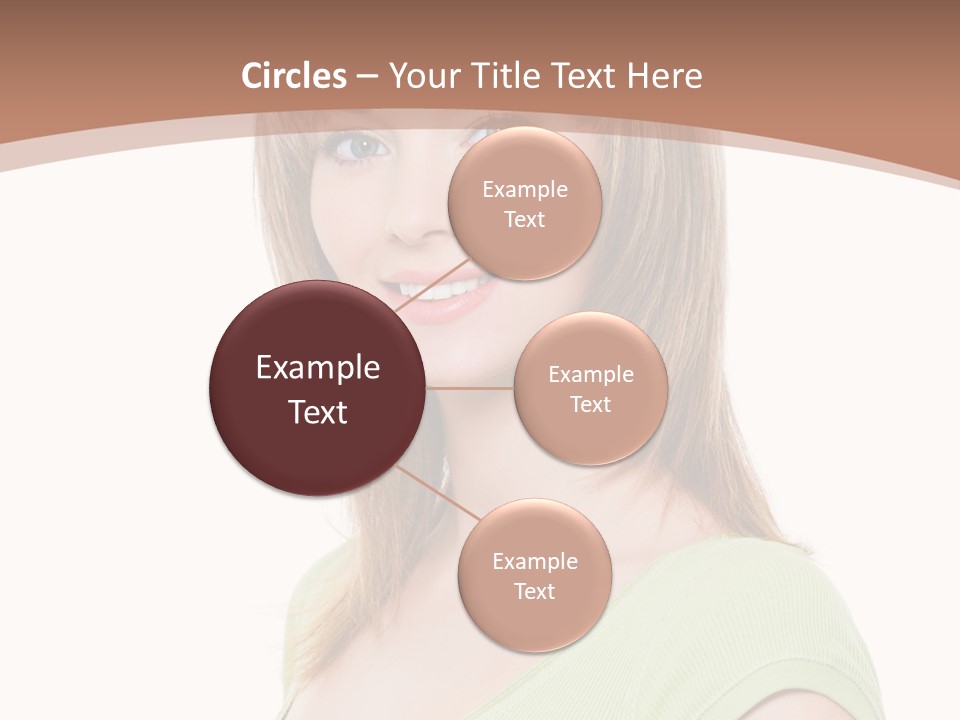 Hair White Background Vertical PowerPoint Template