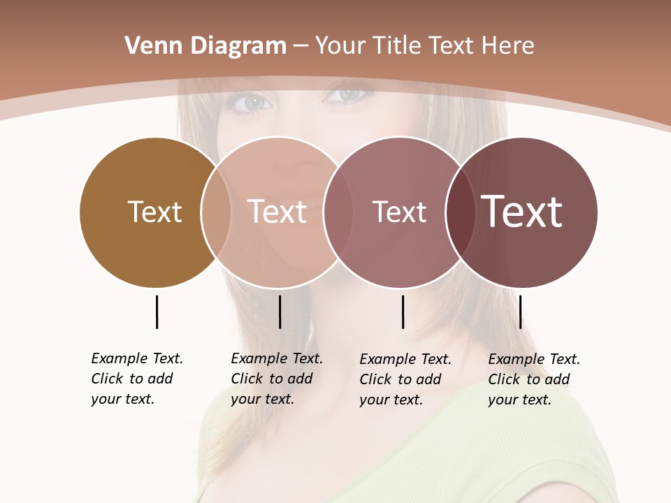 Hair White Background Vertical PowerPoint Template