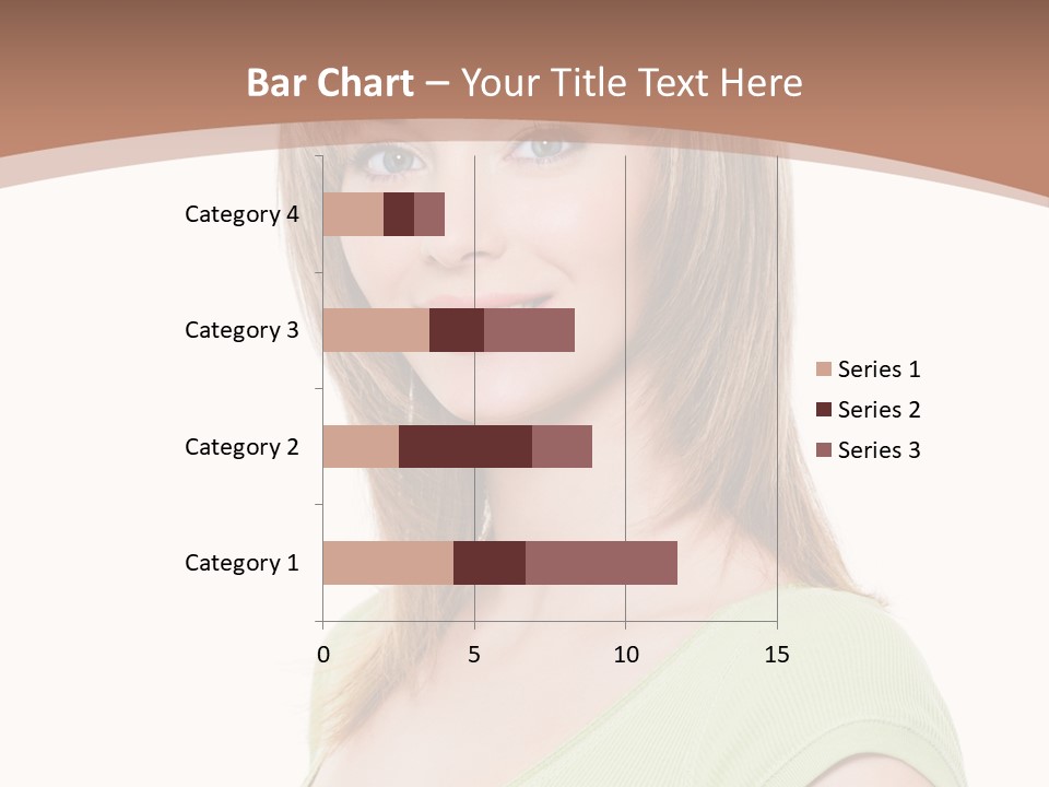 Hair White Background Vertical PowerPoint Template