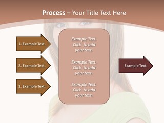 Hair White Background Vertical PowerPoint Template