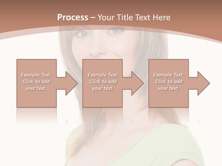 Hair White Background Vertical PowerPoint Template