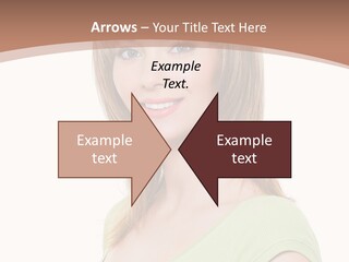 Hair White Background Vertical PowerPoint Template