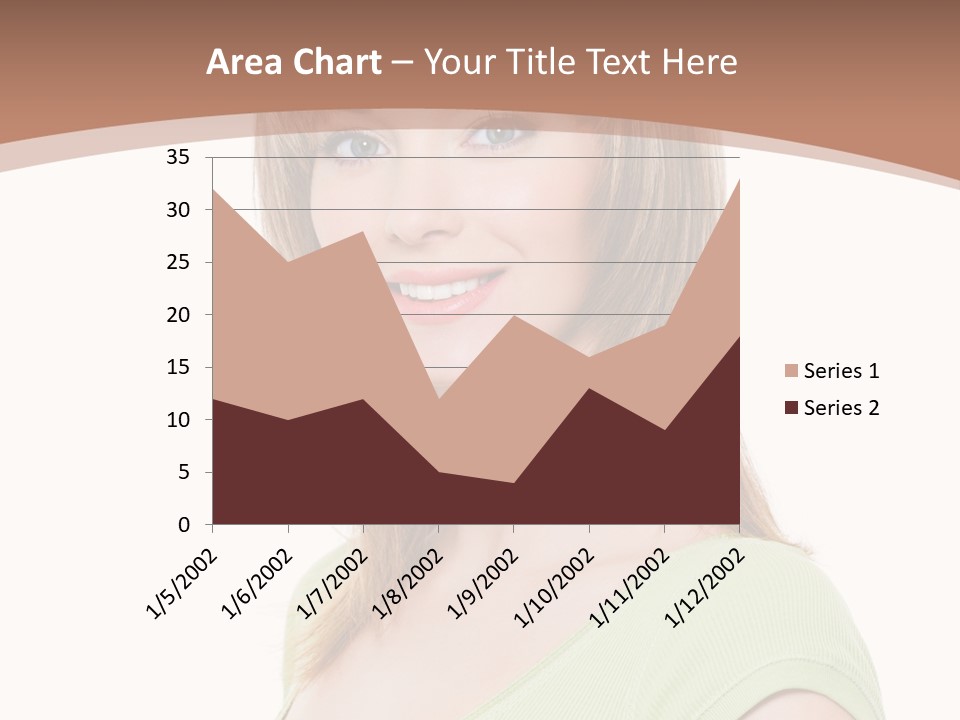 Hair White Background Vertical PowerPoint Template