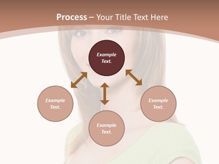 Hair White Background Vertical PowerPoint Template