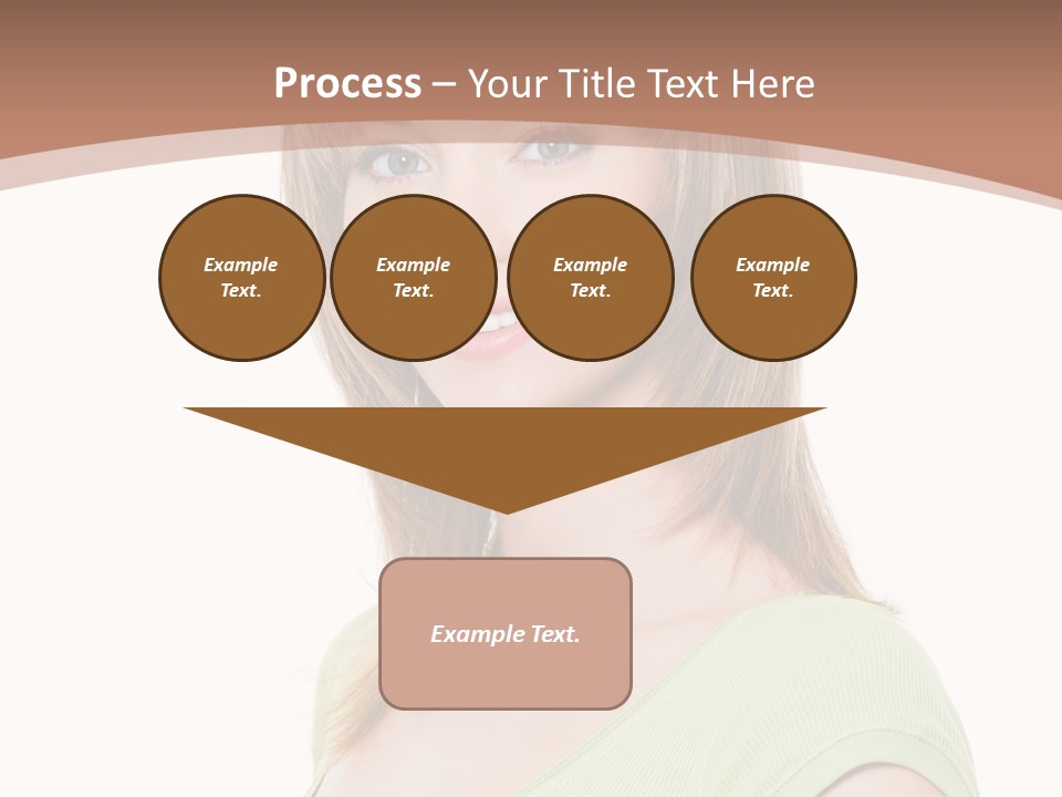 Hair White Background Vertical PowerPoint Template
