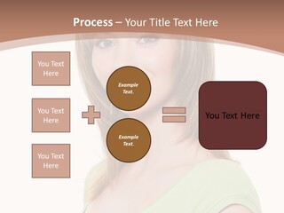 Hair White Background Vertical PowerPoint Template