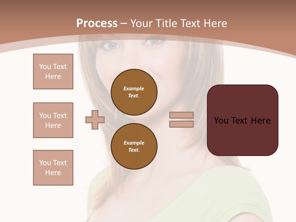 Hair White Background Vertical PowerPoint Template
