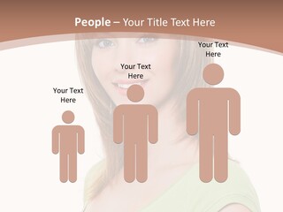 Hair White Background Vertical PowerPoint Template