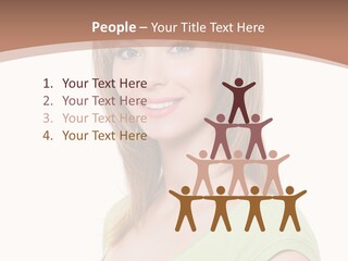 Hair White Background Vertical PowerPoint Template