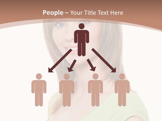 Hair White Background Vertical PowerPoint Template