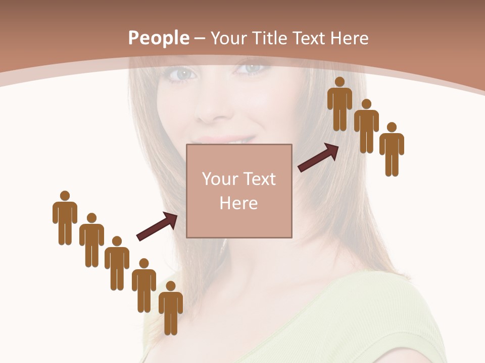 Hair White Background Vertical PowerPoint Template