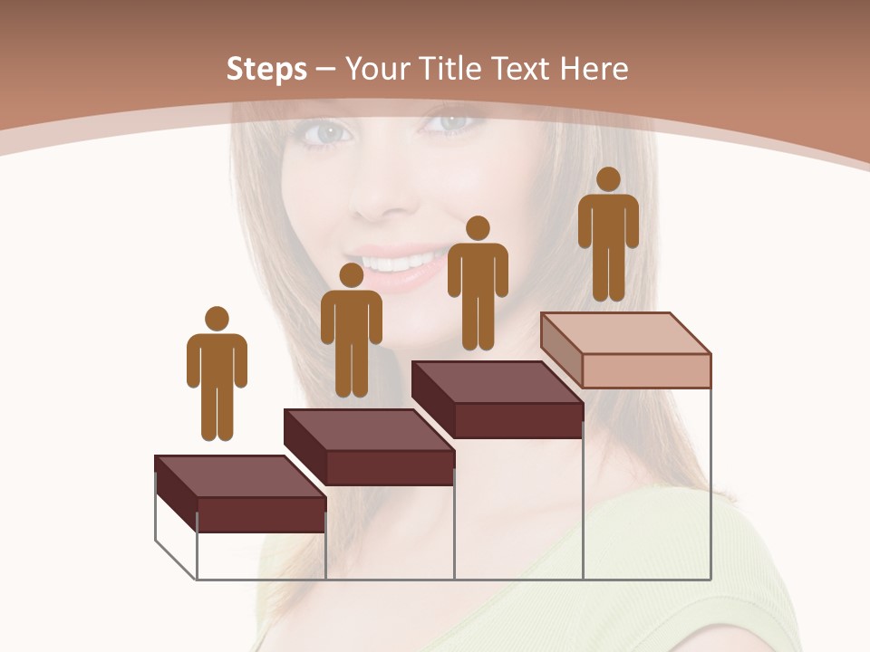 Hair White Background Vertical PowerPoint Template