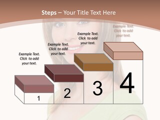 Hair White Background Vertical PowerPoint Template