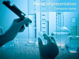 Experiment Chemist Discovery PowerPoint Template