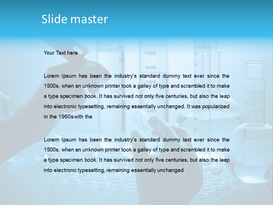 Experiment Chemist Discovery PowerPoint Template