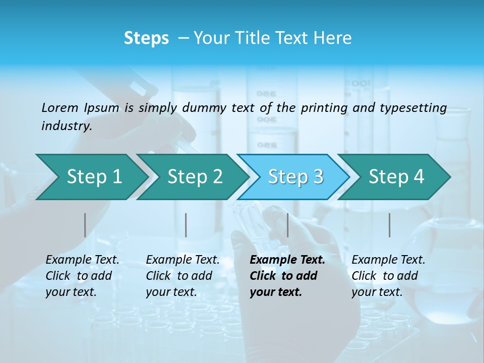 Experiment Chemist Discovery PowerPoint Template