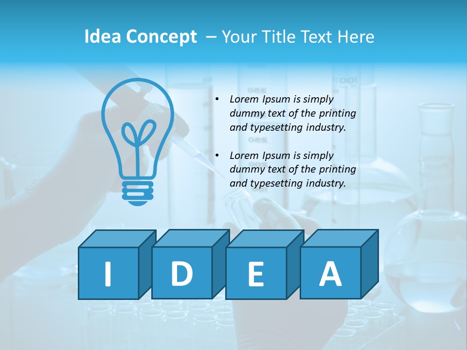 Experiment Chemist Discovery PowerPoint Template