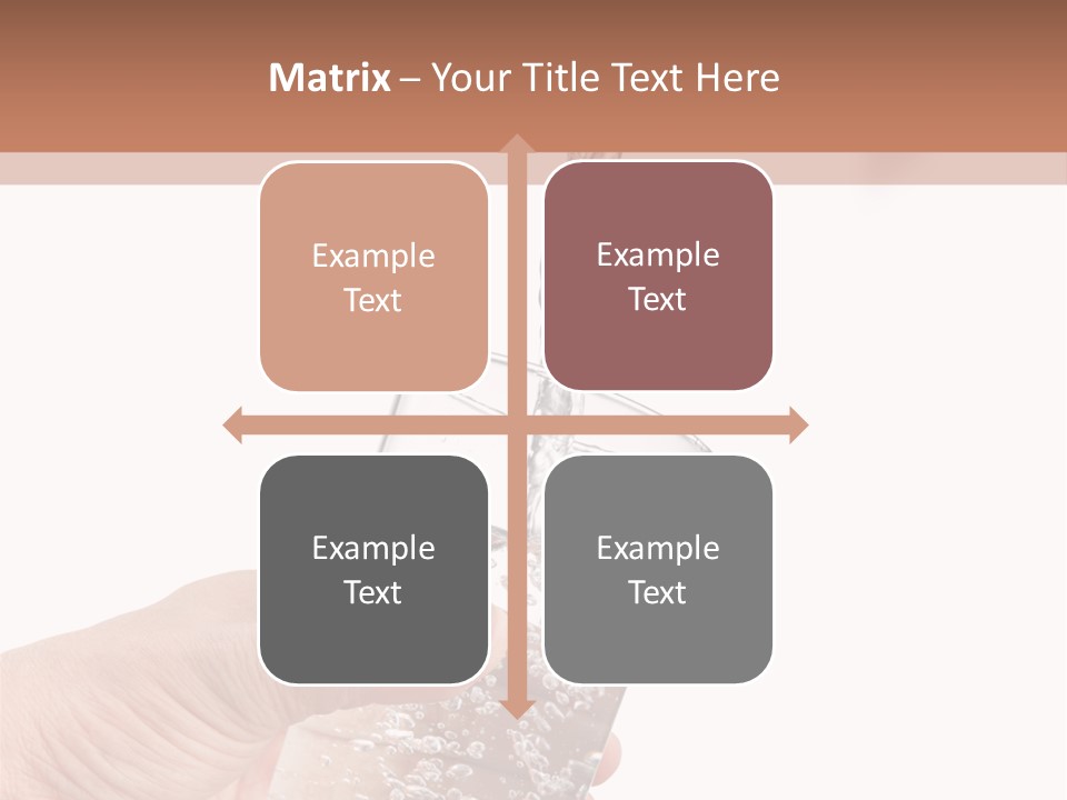 Hand Chrome Glass PowerPoint Template