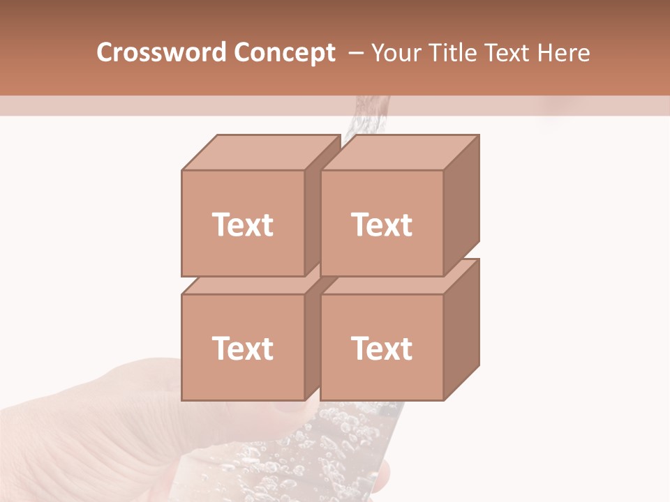 Hand Chrome Glass PowerPoint Template