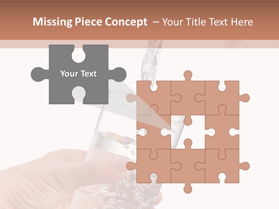 Hand Chrome Glass PowerPoint Template