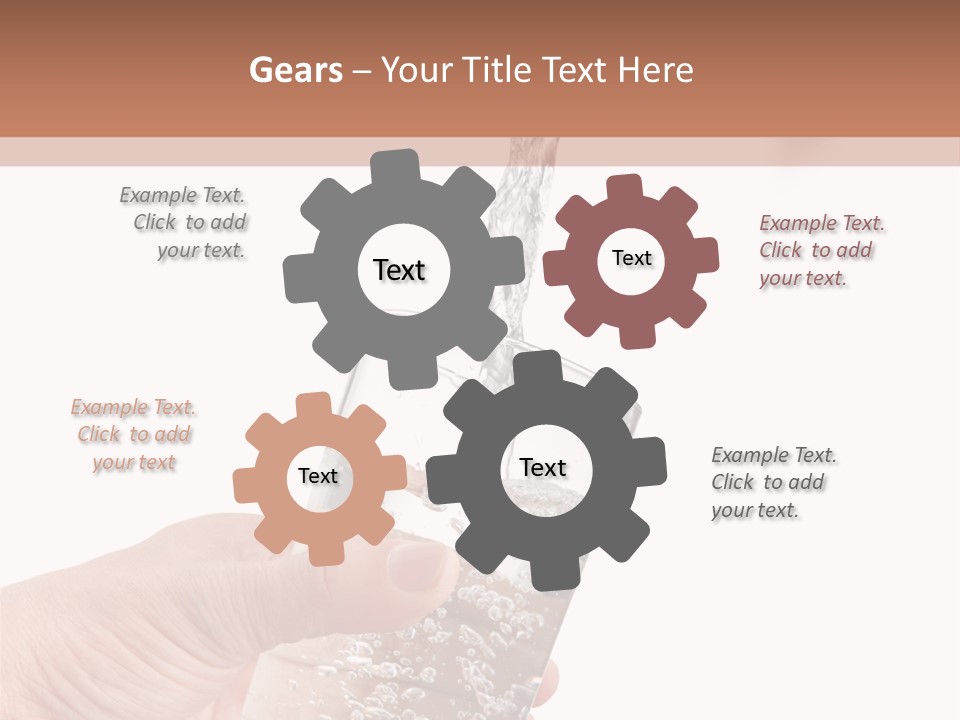 Hand Chrome Glass PowerPoint Template