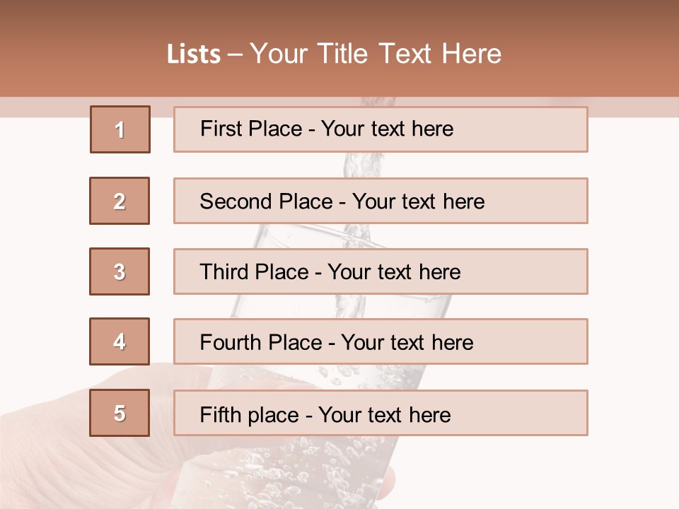 Hand Chrome Glass PowerPoint Template