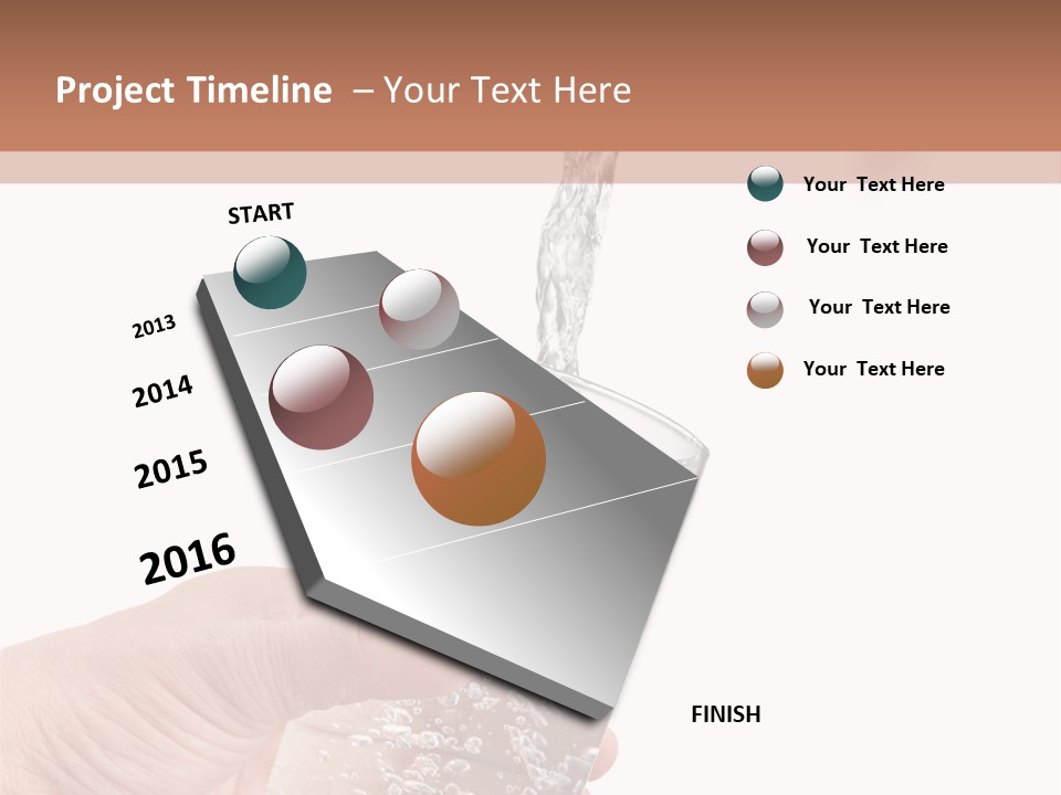 Hand Chrome Glass PowerPoint Template