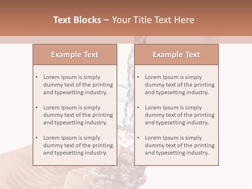 Hand Chrome Glass PowerPoint Template
