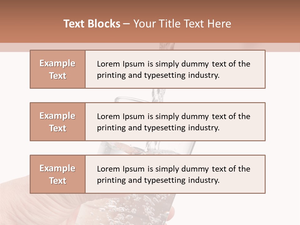 Hand Chrome Glass PowerPoint Template