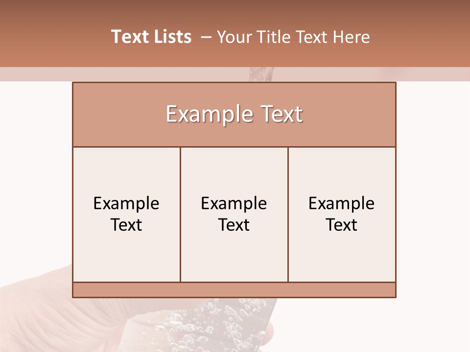 Hand Chrome Glass PowerPoint Template