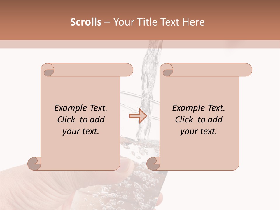 Hand Chrome Glass PowerPoint Template