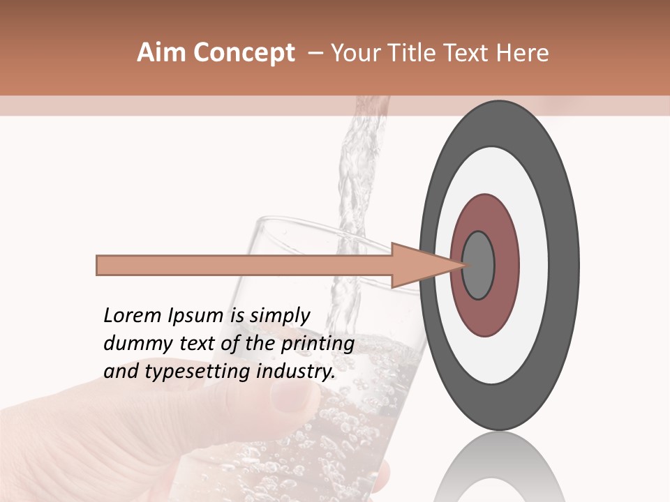 Hand Chrome Glass PowerPoint Template