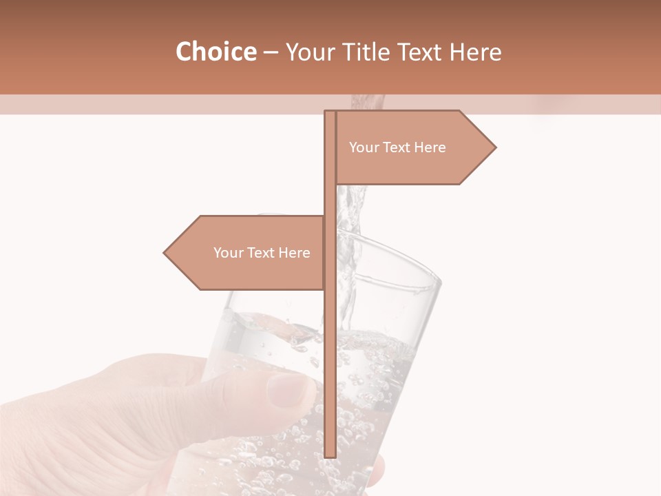 Hand Chrome Glass PowerPoint Template