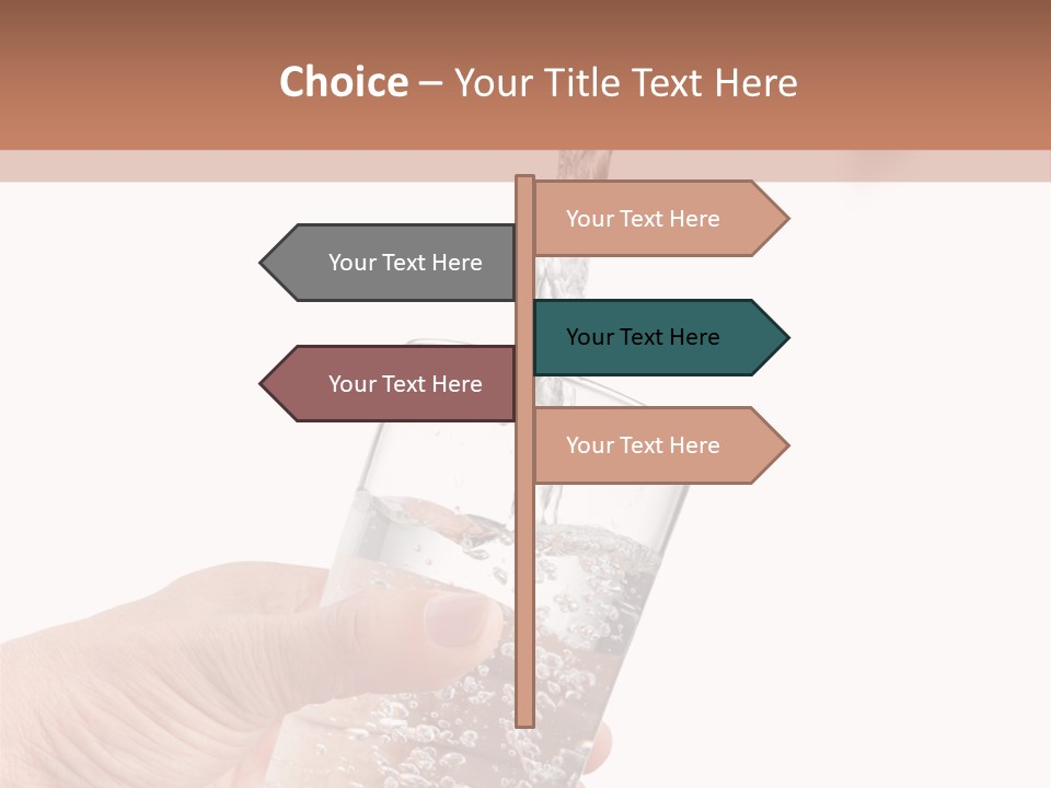 Hand Chrome Glass PowerPoint Template