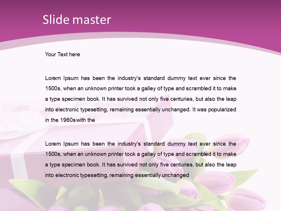 Mother's Day Mother Easter PowerPoint Template
