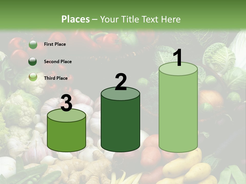 Aubergine Cauliflower Nutrition PowerPoint Template