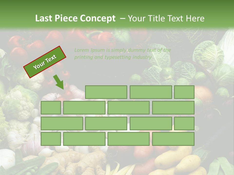 Aubergine Cauliflower Nutrition PowerPoint Template