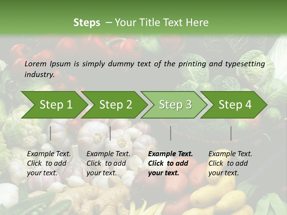 Aubergine Cauliflower Nutrition PowerPoint Template