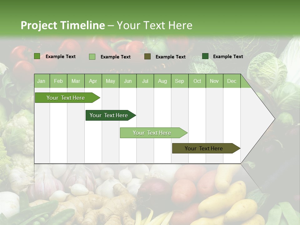 Aubergine Cauliflower Nutrition PowerPoint Template