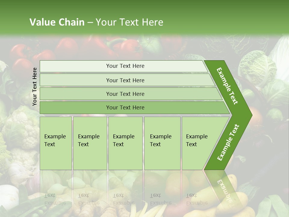 Aubergine Cauliflower Nutrition PowerPoint Template