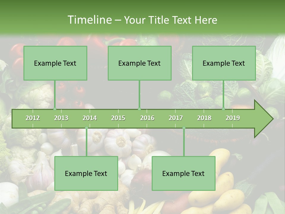 Aubergine Cauliflower Nutrition PowerPoint Template