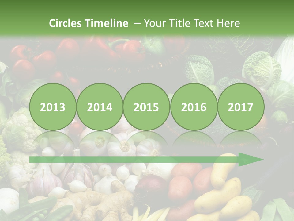 Aubergine Cauliflower Nutrition PowerPoint Template