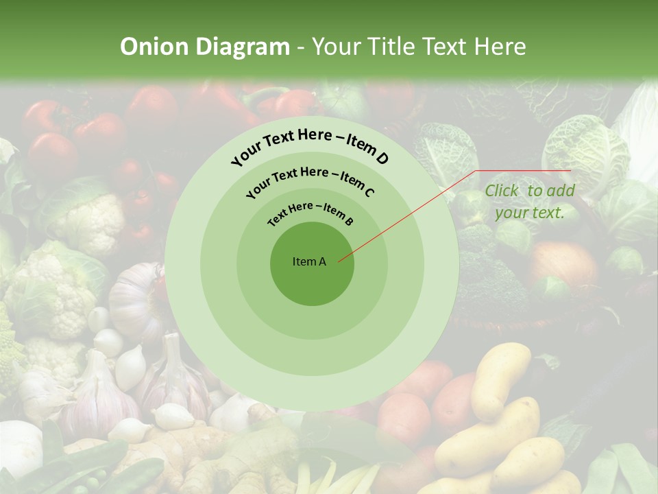 Aubergine Cauliflower Nutrition PowerPoint Template