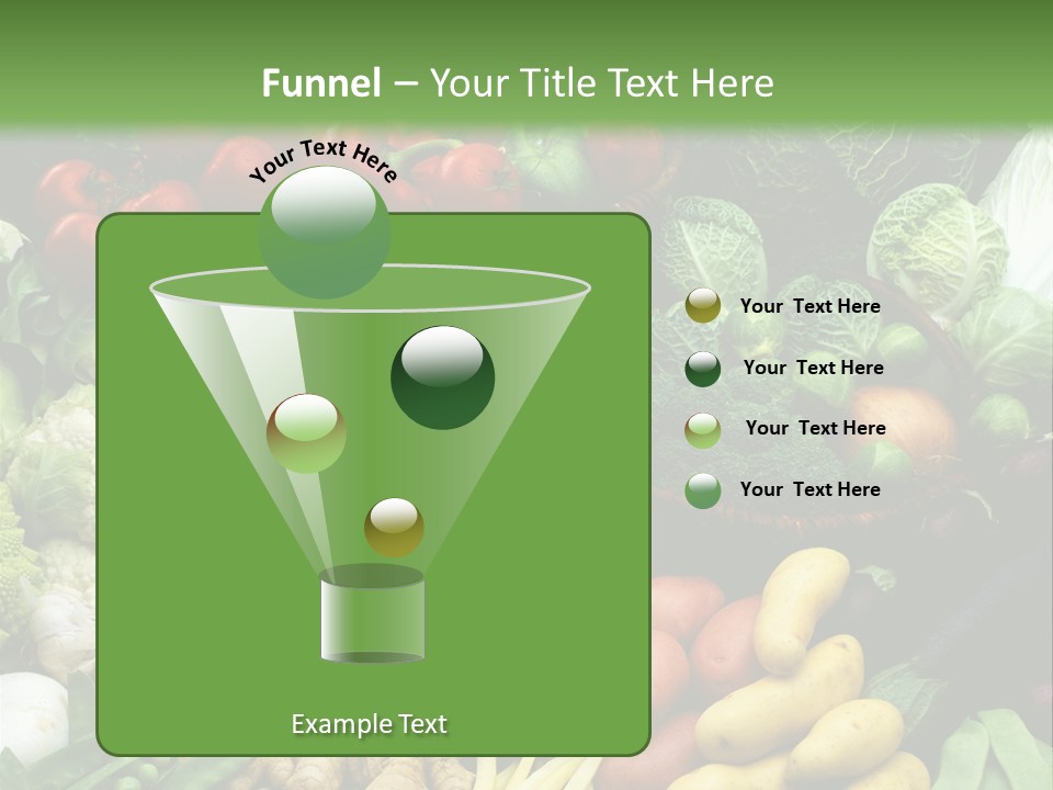 Aubergine Cauliflower Nutrition PowerPoint Template