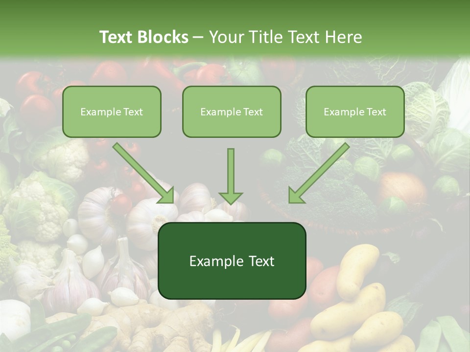 Aubergine Cauliflower Nutrition PowerPoint Template