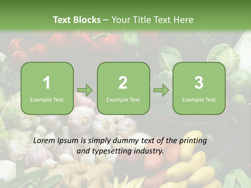 Aubergine Cauliflower Nutrition PowerPoint Template