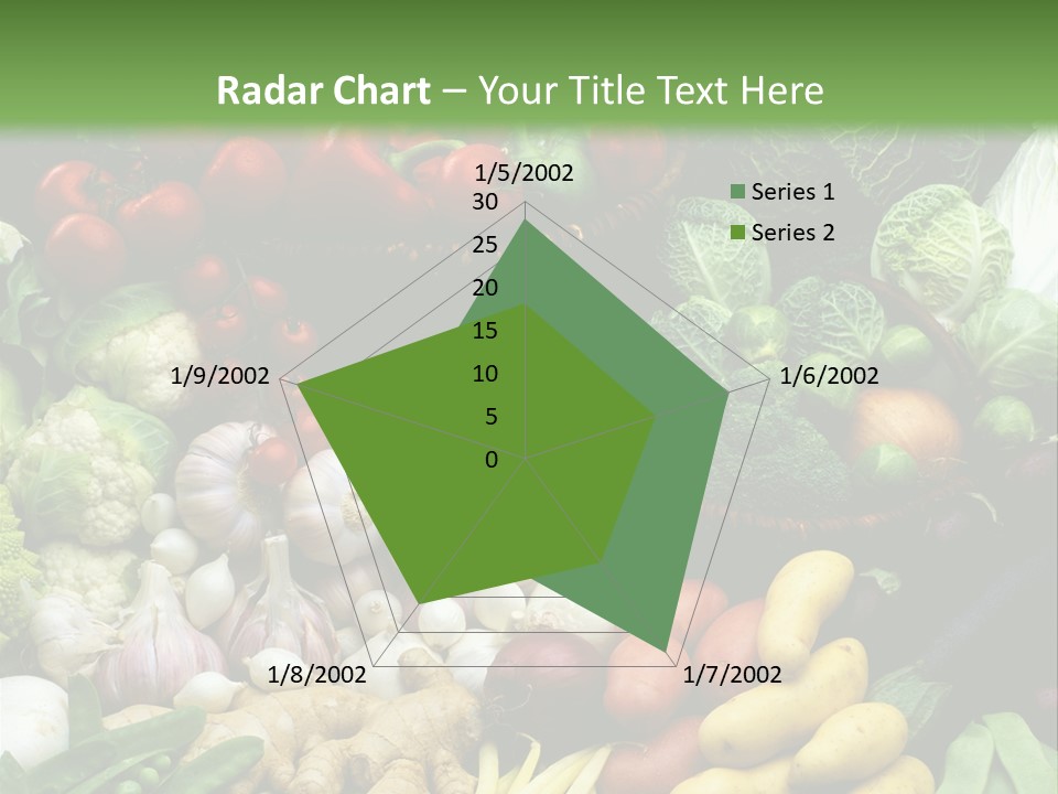 Aubergine Cauliflower Nutrition PowerPoint Template