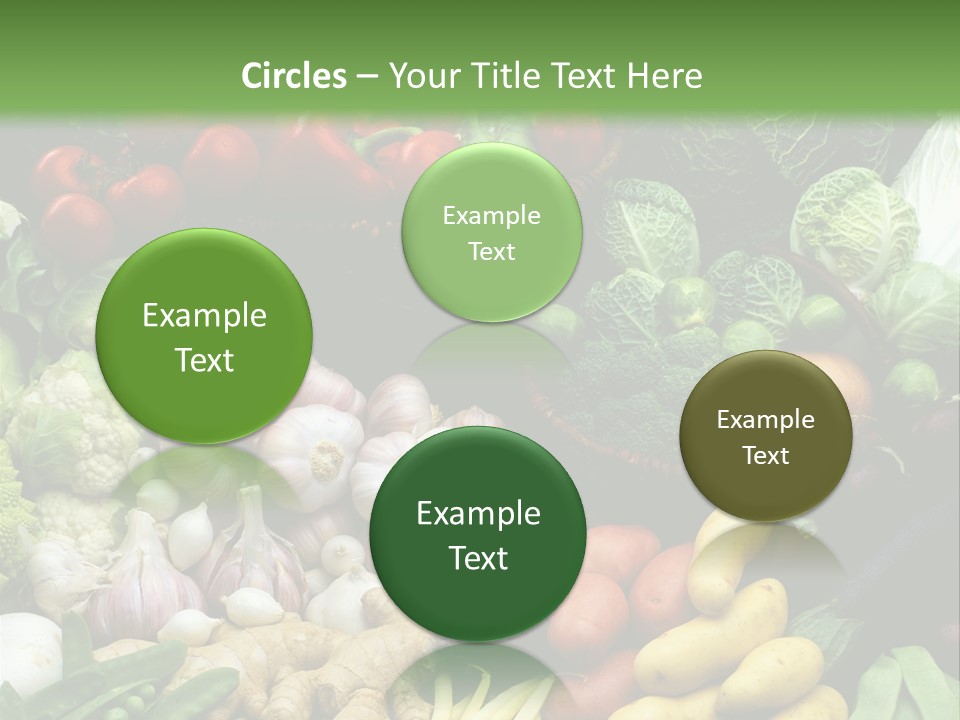 Aubergine Cauliflower Nutrition PowerPoint Template