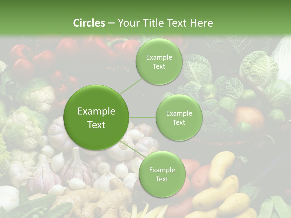 Aubergine Cauliflower Nutrition PowerPoint Template